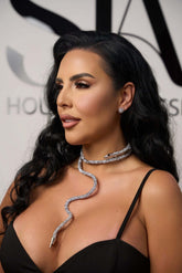 Colier Myra - Eleganță și mister cu șarpe cristalin Sia House pentru femei elegante